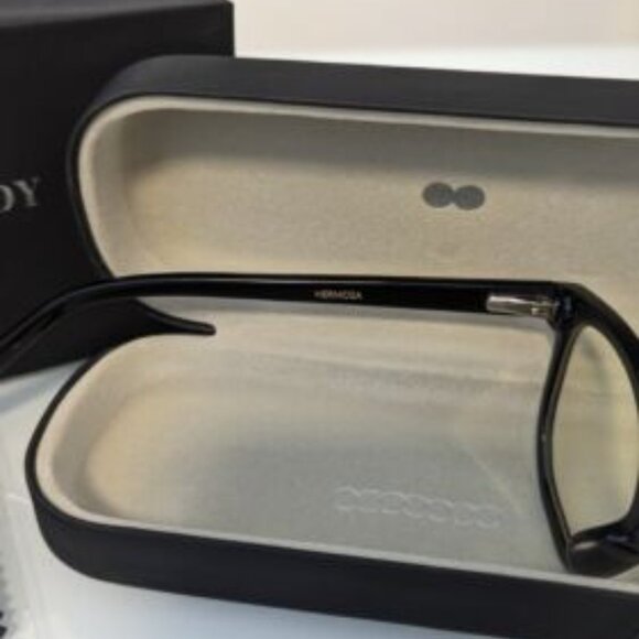 HERMOSA  Christopher Cloos x Tom Brady Blue Light Glasses, Noire NIB - Picture 4 of 6